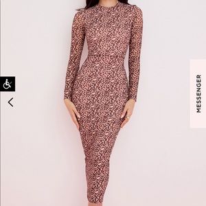 House of CB Long Sleeve Midi Dress